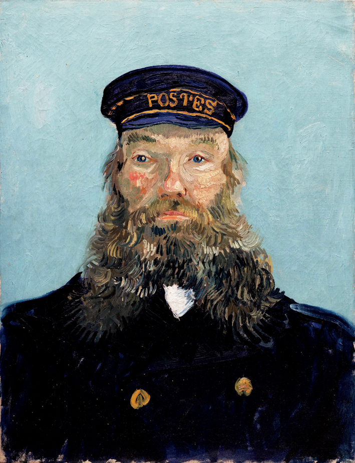  文森特·威廉·梵高  Vincent Willen Van Gogh —— 邮递员约瑟夫·卢兰的肖像 (2)